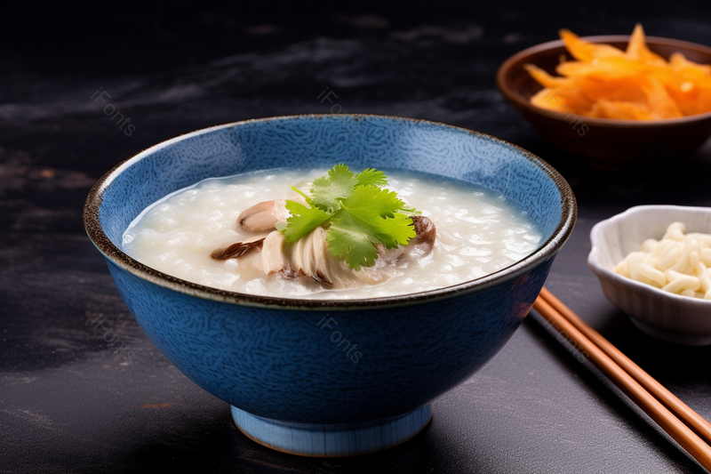 一碗喷香的香菇瘦肉粥养生粥,高清,摄影图,摄影图片,图片大全,摄影图免费下载